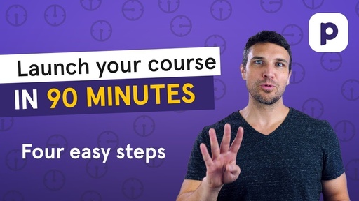 Making and launching your first online course with Podia